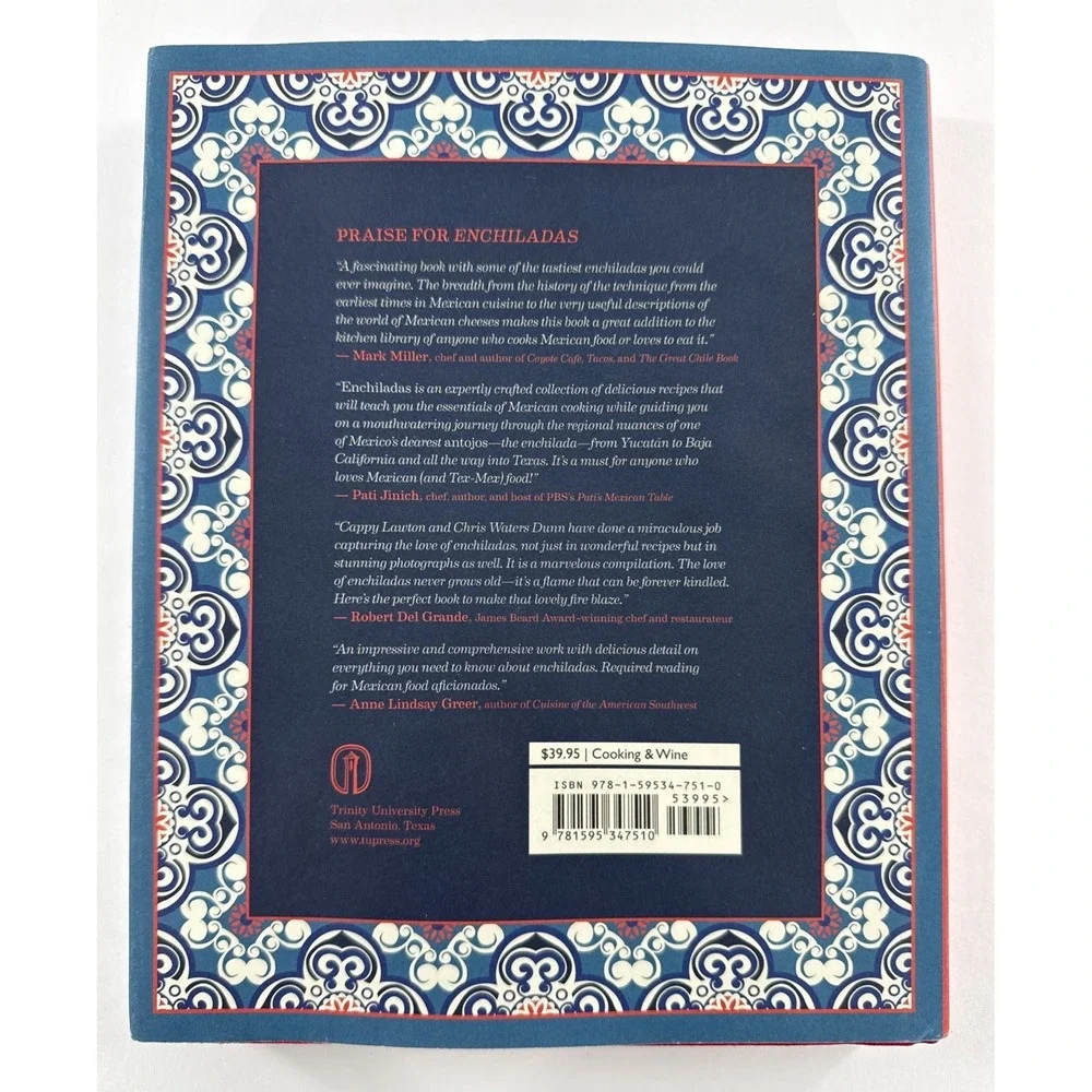 Enchiladas: Aztec to Tex-Mex by‎ Lawton, Cappy; Dunn, Chris Waters Cookbook